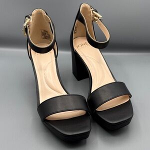 Jones New York Women's Herliza Platform Block Heel Dress Sandals